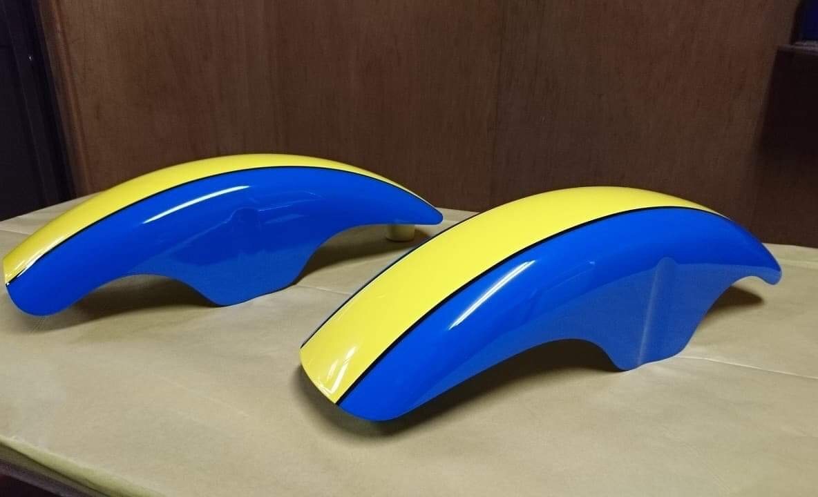モリワキモンスターフェンダーを モリワキカラーに The 30th Freedom カワサキz ハーレー直輸入日記 モリワキモンスターフェンダーを モリワキカラーに The 30th Freedom カワサキz ハーレー直輸入日記