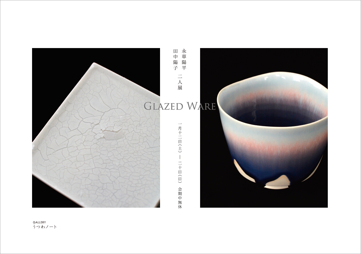 「田中陽子・永草陽平二人展　Glazed Ware」最終日_d0087761_23165920.jpg