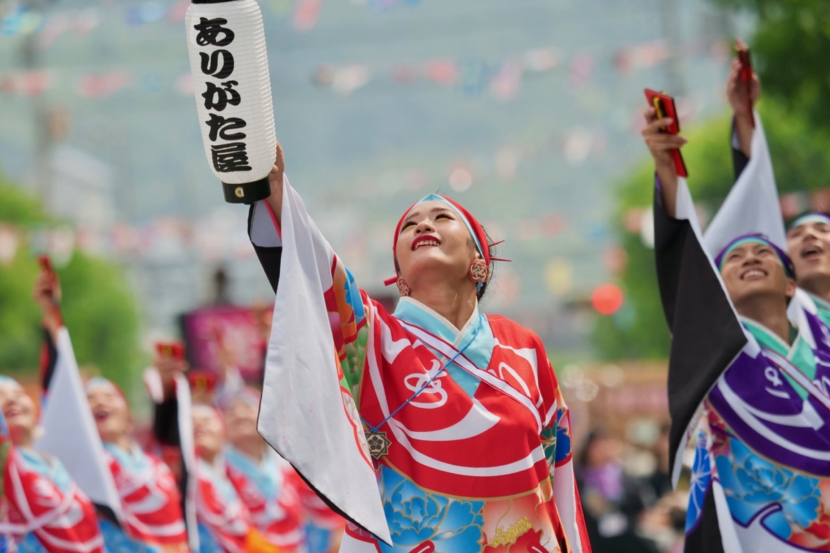 ２０１８高知よさこい２日目その２０（よさこい塾・ありがた屋）_a0009554_00010045.jpg