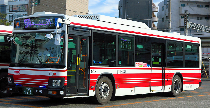 小田急バス 2pg Lv290n2 研究所第二車庫 小田急バス 2pg Lv290n2 研究所第二車庫