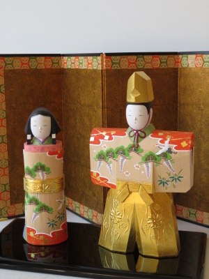 2019年奈良一刀彫 吉岡一泰雛人形展【立ち雛1】_e0256889_22593909.jpg
