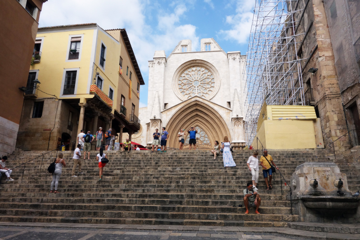 タラゴナの旧市街を散策 タラゴナ大聖堂 Catedral de Tarragona 人間の塔 Castell 無形文化遺産 2018年9月 バルセロナの旅(12)_f0117059_20004628.jpg