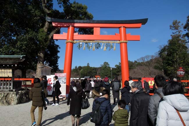 初もうで　上賀茂神社_e0048413_22245354.jpg