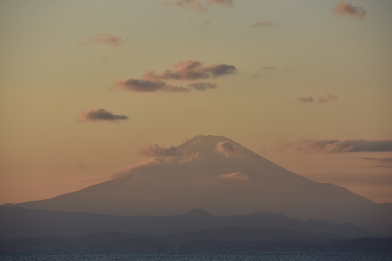 森戸神社の夕日　元旦_d0065116_23273763.jpg