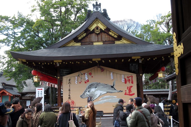 初詣　護王神社と清明神社_e0048413_20560016.jpg