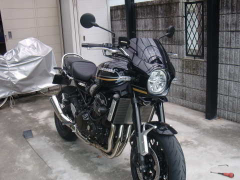 ℤ900RSにカウル取り付けました : ℤ900RS エリミネーター