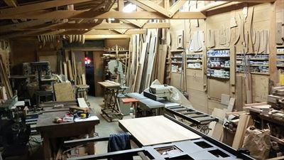 杉とクリの木の水屋_d0165772_21374700.jpg