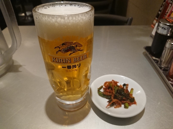 1/4 らあめん花月嵐豊田駅前店 チーズ味噌ラーメン¥880 & 生ビール¥0_b0042308_12475002.jpg