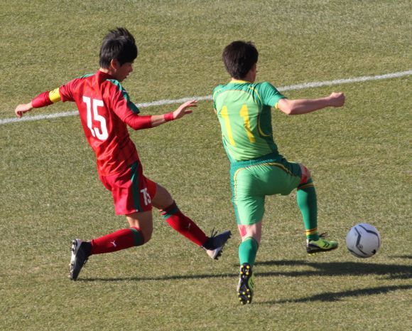 高校サッカー選手権準々決勝　矢板中央×青森山田　尚志×帝京長岡_a0269666_22514549.jpg