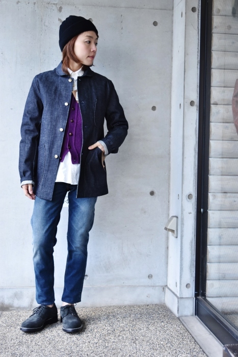 英国WOOL の元祖 Jamieson\'s PURPLE CARDIGAN_d0152280_20220734.jpg