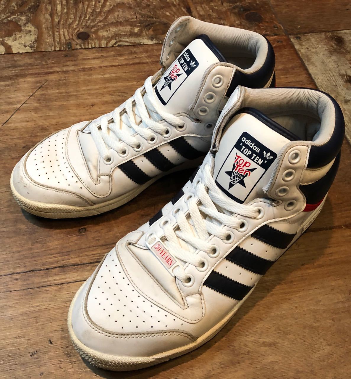 USED Adidas Top Ten Hi-Top 30 Years Edition model ! : ショウザンビル mecca BLOG!!