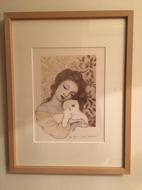 柳本史さんの版画展へ : シーグラスはたからもの