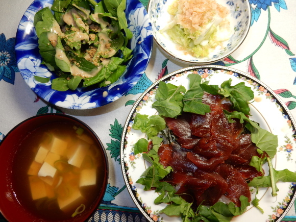 ’19,1,6(日)「あの日の南田洋子さん」とマグロのづけ丼!_f0060461_06274218.jpg