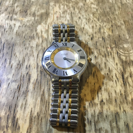 Cartier カルティエ マスト２１ クオーツ時計の修理 : トライフル・西 