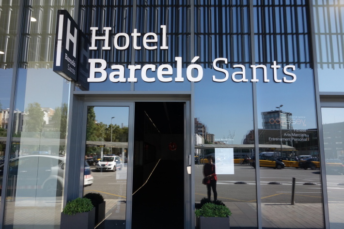 ホテル バルセロ サンツ HOTEL BARCELO SANTS タラゴナ Tarragona からバルセロナへ 2018年9月 バルセロナの旅(13)_f0117059_13391424.jpg