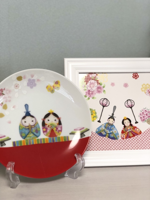 ポーセラーツ作品【お雛様】 雛人形・ひな祭り
