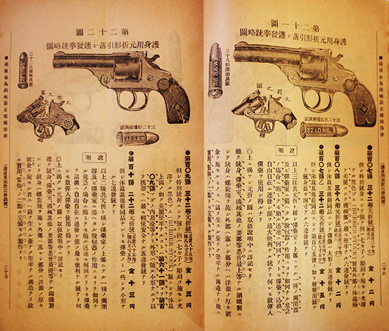 各種雛形精密図入銃砲正価報告書 附・取扱説明 非売品 東京市