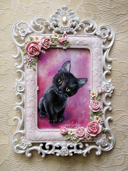 黒猫の油絵19 2 油絵画家 永月水人のart life 黒猫の油絵19 2 油絵画家 永月水人のart life