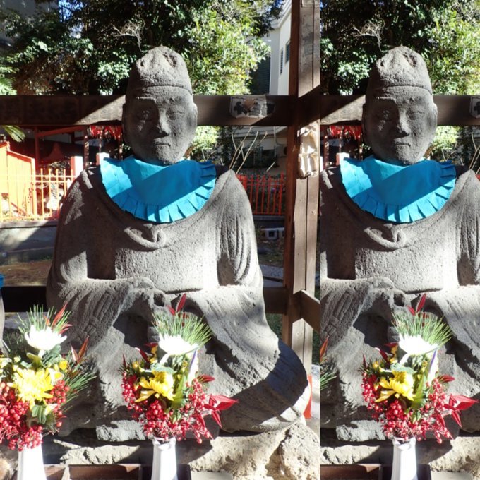 年末年始(イベント以外)浅草拳、駿馬塚、柳屋お藤の銀杏、さすらい地蔵力石、都立大学駅近辺の歴史不思議物件、有楽町高架今昔、河鍋暁斎、女夫石の正体、三囲神社 2018/12/25-2019/1/8_b0116271_20500759.jpg