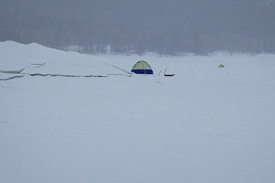 糠平湖，８日ワカサギ釣り解禁_b0171771_01001725.jpg