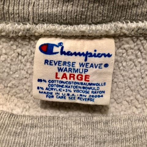 1980s \" CHAMPION -PRINT トリコタグ- \" - CH REVERSE WEAVE - Crew/Neck SWEAT SHIRTS ._d0172088_21345275.jpg