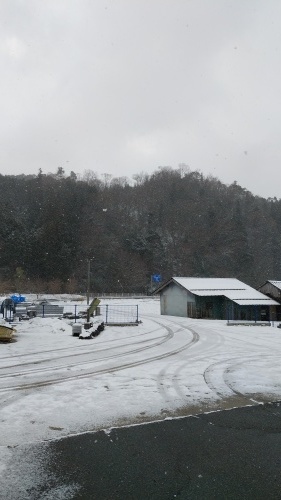 雪が降り出しました。_c0300035_09445427.jpg