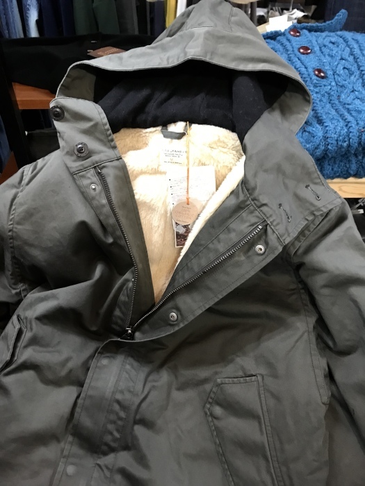 NUDIE JEANS NEW 裏BOA MODS COAT_d0152280_17003977.jpeg
