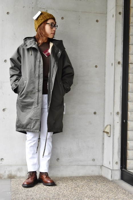 NUDIE JEANS NEW 裏BOA MODS COAT_d0152280_17142935.jpg