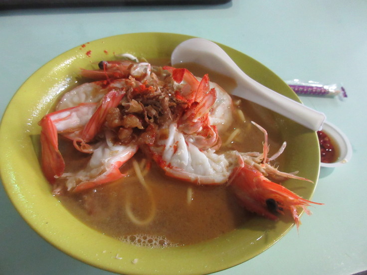 Kallang Cantonese Prawn Noodle １日目 シメの海老麺。_c0212604_1816454.jpg