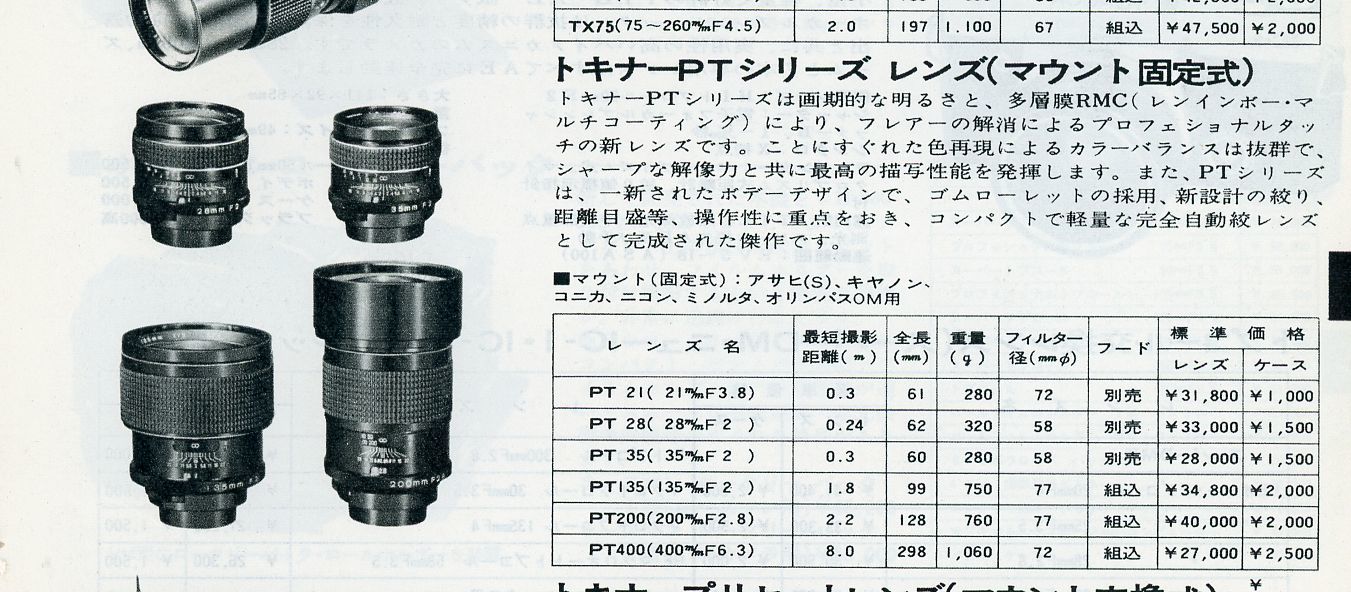 TokinaとSoligorの関係 Rev.4.1 : セカンド・ライフ・ヴィンテージ TokinaとSoligorの関係 Rev.4.1 : セカンド・ライフ・ヴィンテージ