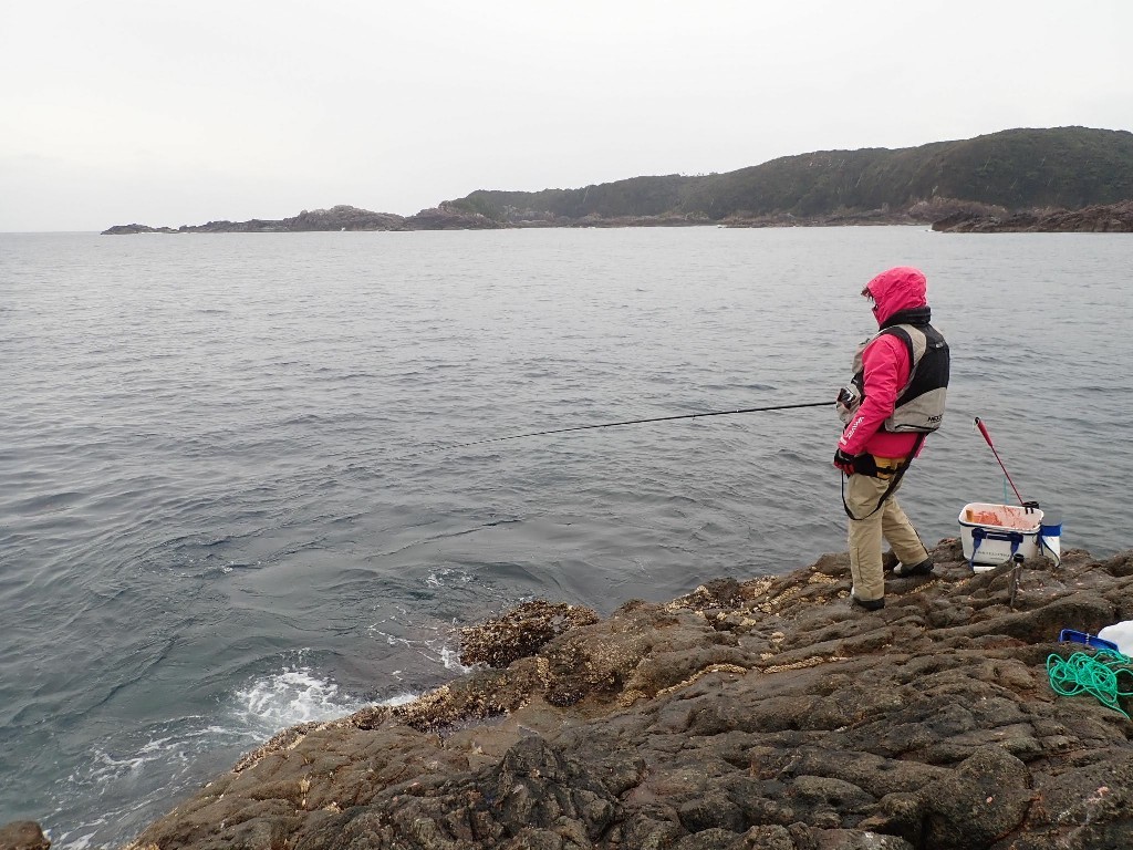 小雨の磯 串本大島 第3の釣り 小雨の磯 串本大島 第3の釣り