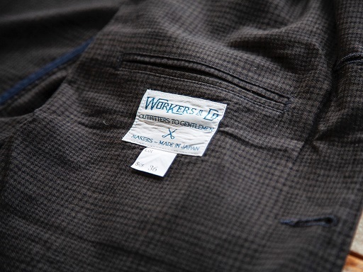 WORKERSより\"Sport Coat\"のご紹介です!!_d0160378_18164620.jpg