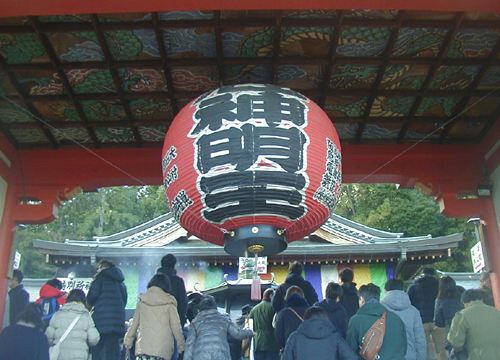 ●神社の造形ー門戸厄神に初めて初詣_d0053294_17553206.jpg