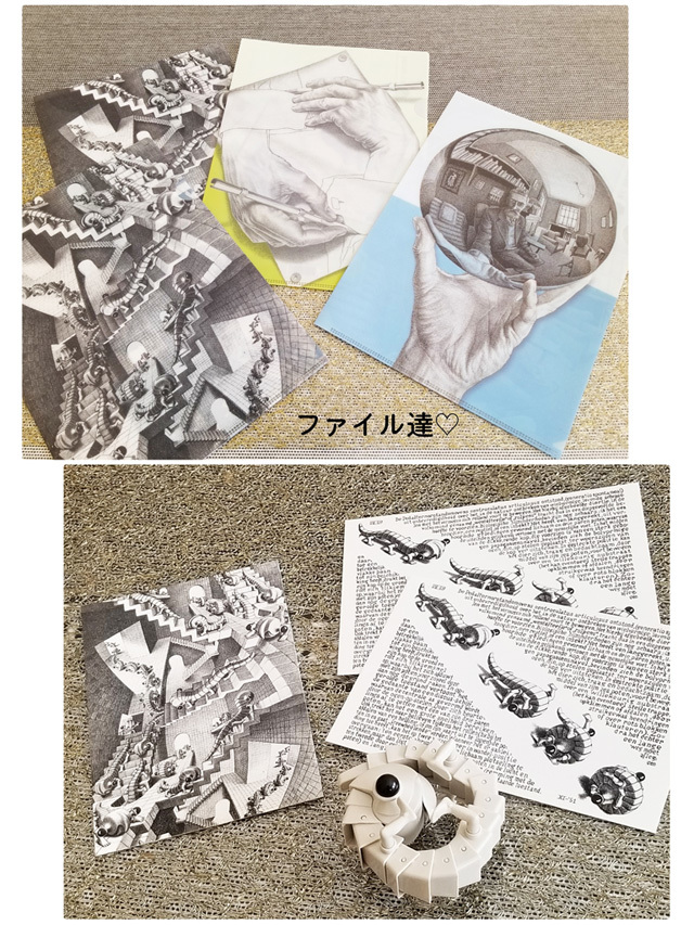 M.C.ESCHER展とSteiff♡(大阪帰省その3)_d0224894_20455468.jpg