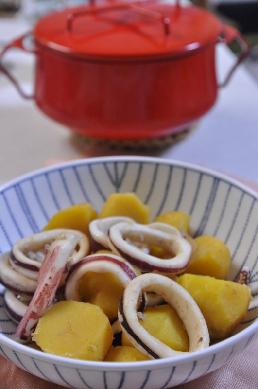 イカとジャガイモの炊いたん 四季日和 何食べる