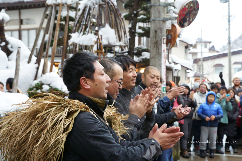 野沢温泉村　道祖神祭り　1/13　里曳き_b0404739_00491990.jpg