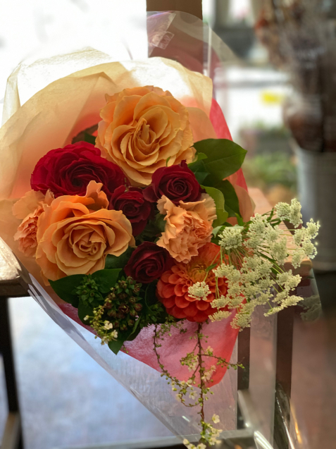 彼女に贈る花束 成人式 ルーシュの花仕事