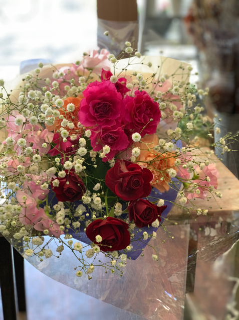 彼女に贈る花束 成人式 ルーシュの花仕事