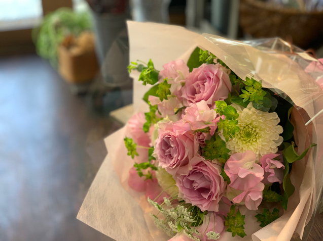 彼女に贈る花束 成人式 ルーシュの花仕事
