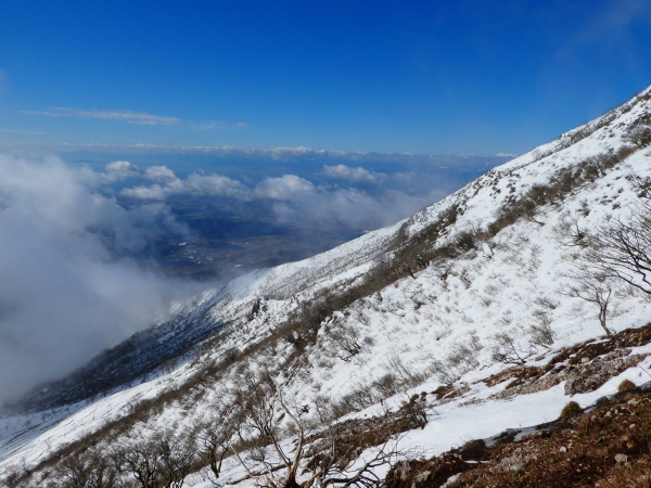 日本百名山　　雪の伊吹山 (1,377.3M)    登頂 編_d0170615_21400879.jpg