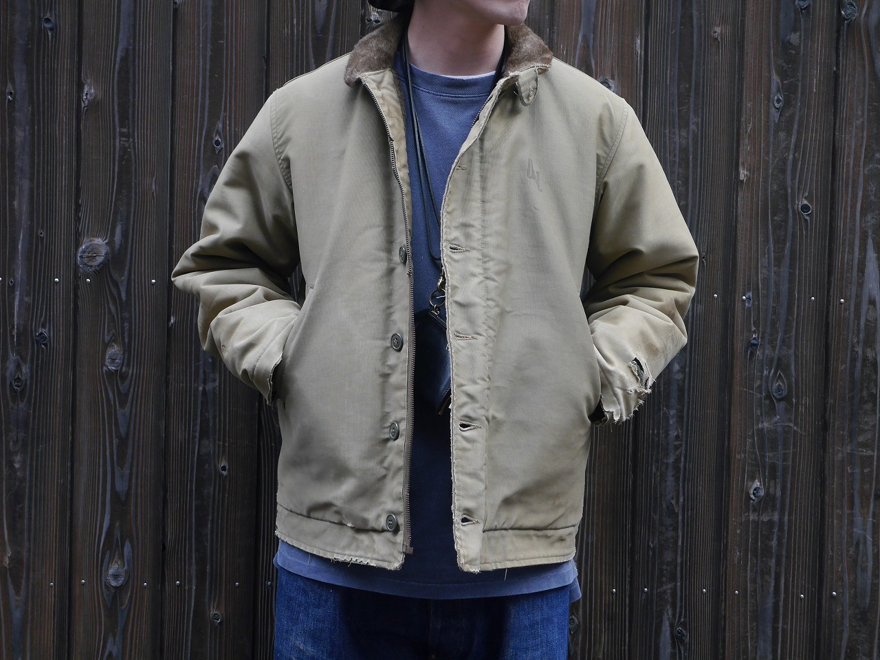 1940\'s \" U.S.Navy \" N-1 DECK JACKET ×2!!_d0342315_16265922.jpg