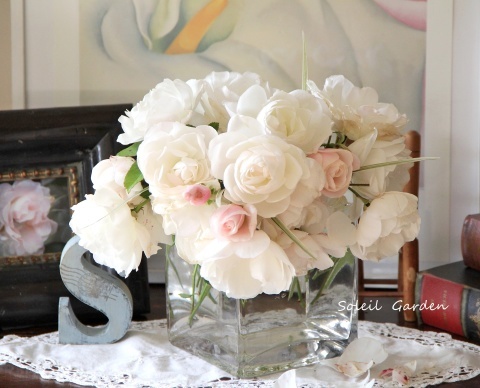 鉢底を割る Soleilの庭あそび 布あそび