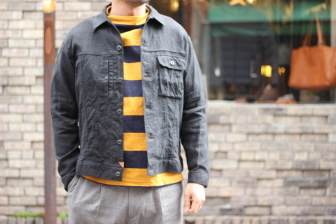melple 進化するリネン素材を使用した \"MW Jacket\" ご紹介です。_f0191324_08491759.jpg
