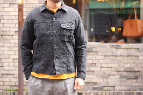 melple 進化するリネン素材を使用した \"MW Jacket\" ご紹介です。_f0191324_08492434.jpg