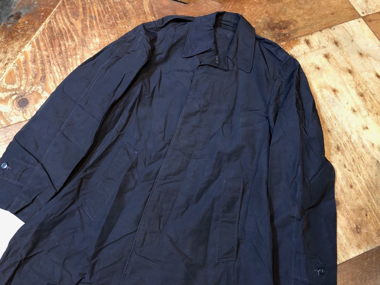 １月２０日（日）入荷！　５０s　U.S NAVY COTTON NYLON  ステンカラーコート！_c0144020_13121286.jpg