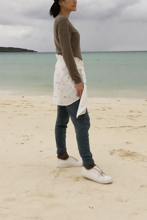 ウールレギンス ブルー_e0104046_02432658.jpg