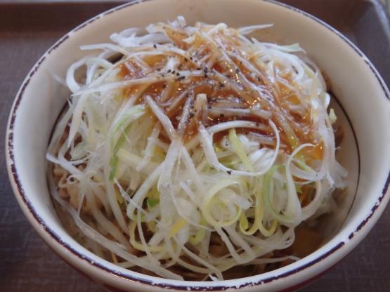すき家の旨塩ダレ白髪ねぎ牛丼ミニ 脇浜店_c0118393_11572329.jpg