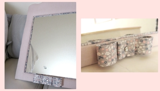 自宅レッスン 壁掛け鏡 画用紙ホルダー 立方体のティッシュケース じゃばらのケース _f0305451_20461854.jpg
