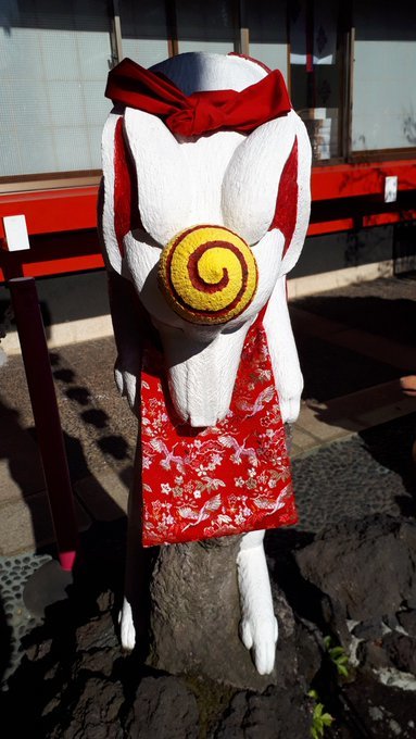 京浜伏見稲荷のふしぎな狐たち、江戸城馬場先門古写真、葛飾為一氏による葛飾北斎の話:2019/1/16-22ツイッターまとめ_b0116271_16333561.jpg