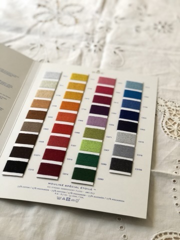 DMC社 新製品 さりげないラメ入り25番刺繍糸ETOILE 「エトワール」35色_a0157409_14183415.jpeg